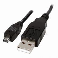 Cable160/3 кабел USB2.0A-Mini USB 4pin 3m