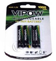 1.2V 1Ah AAA VIPOW акумулаторна батерия