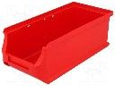 контейнер 102x215x75mm червен пластмасов